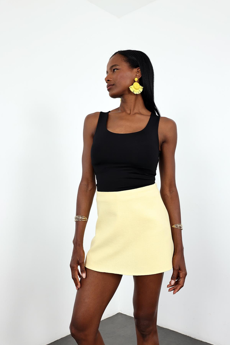 Siyah Sıfır Kol Jarse Atlet 015