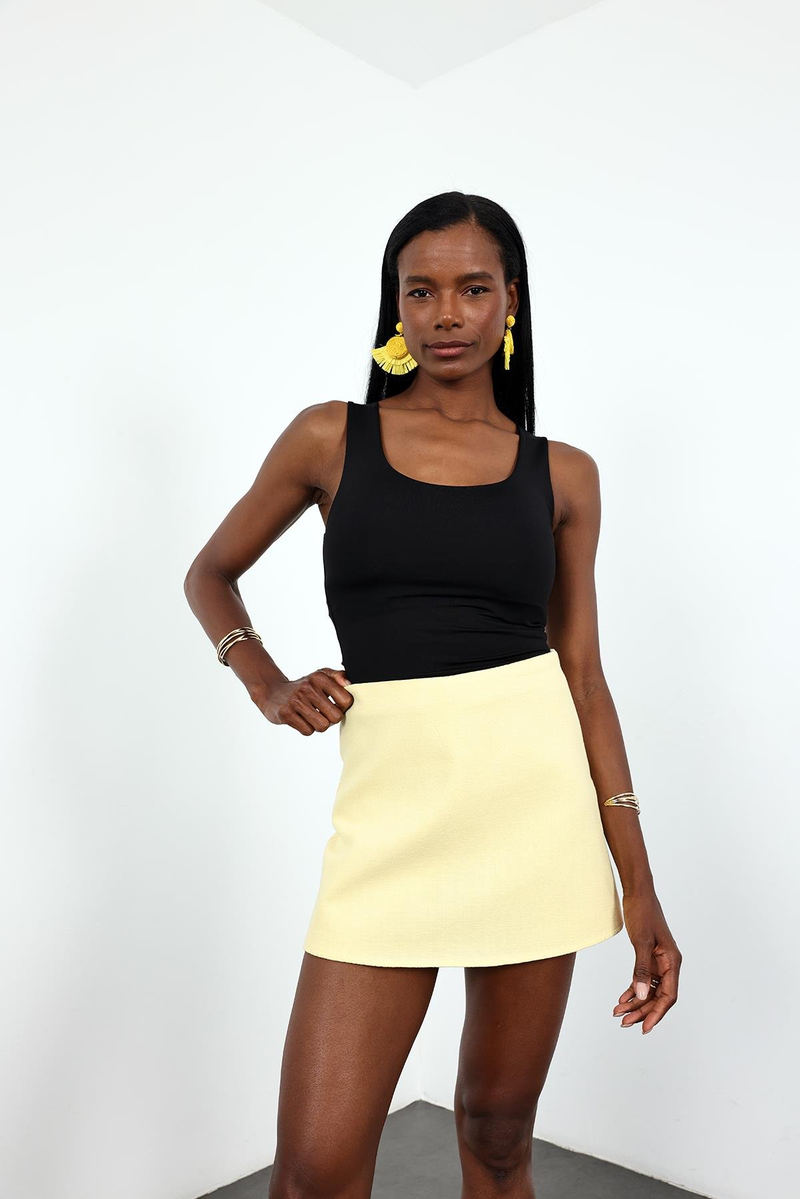 Siyah Sıfır Kol Jarse Atlet 015