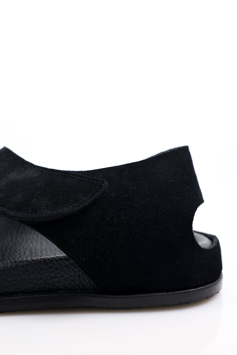 Siyah Swarovski Sandalet 25304