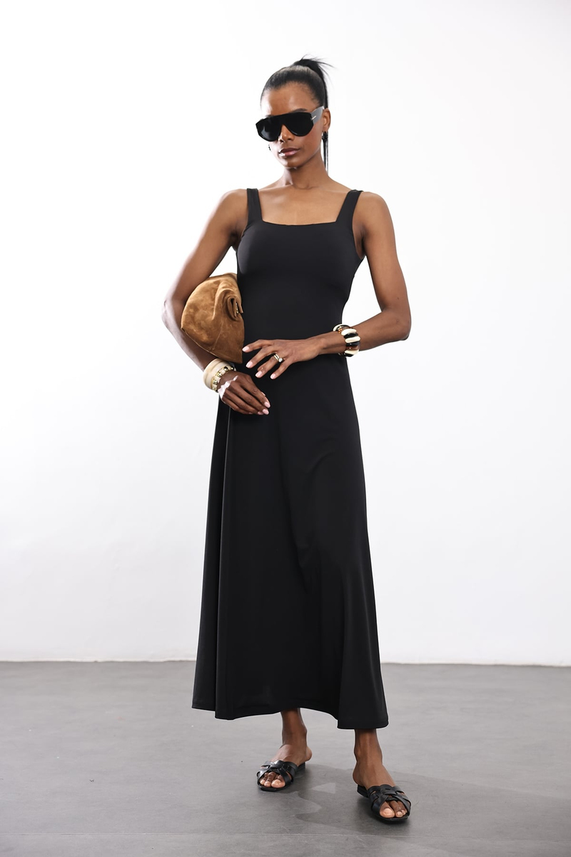Siyah Sway Elbise 