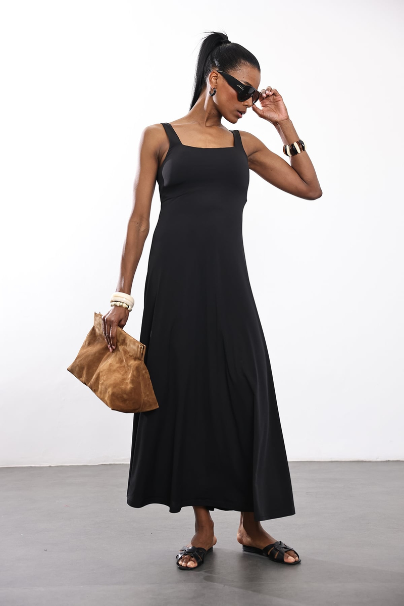 Siyah Sway Elbise 