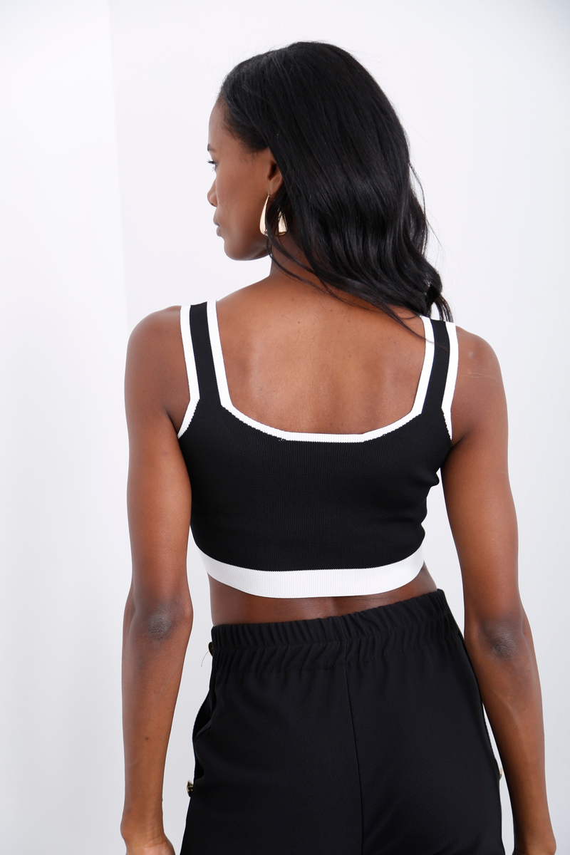 Siyah Triko Büstiyer 20249