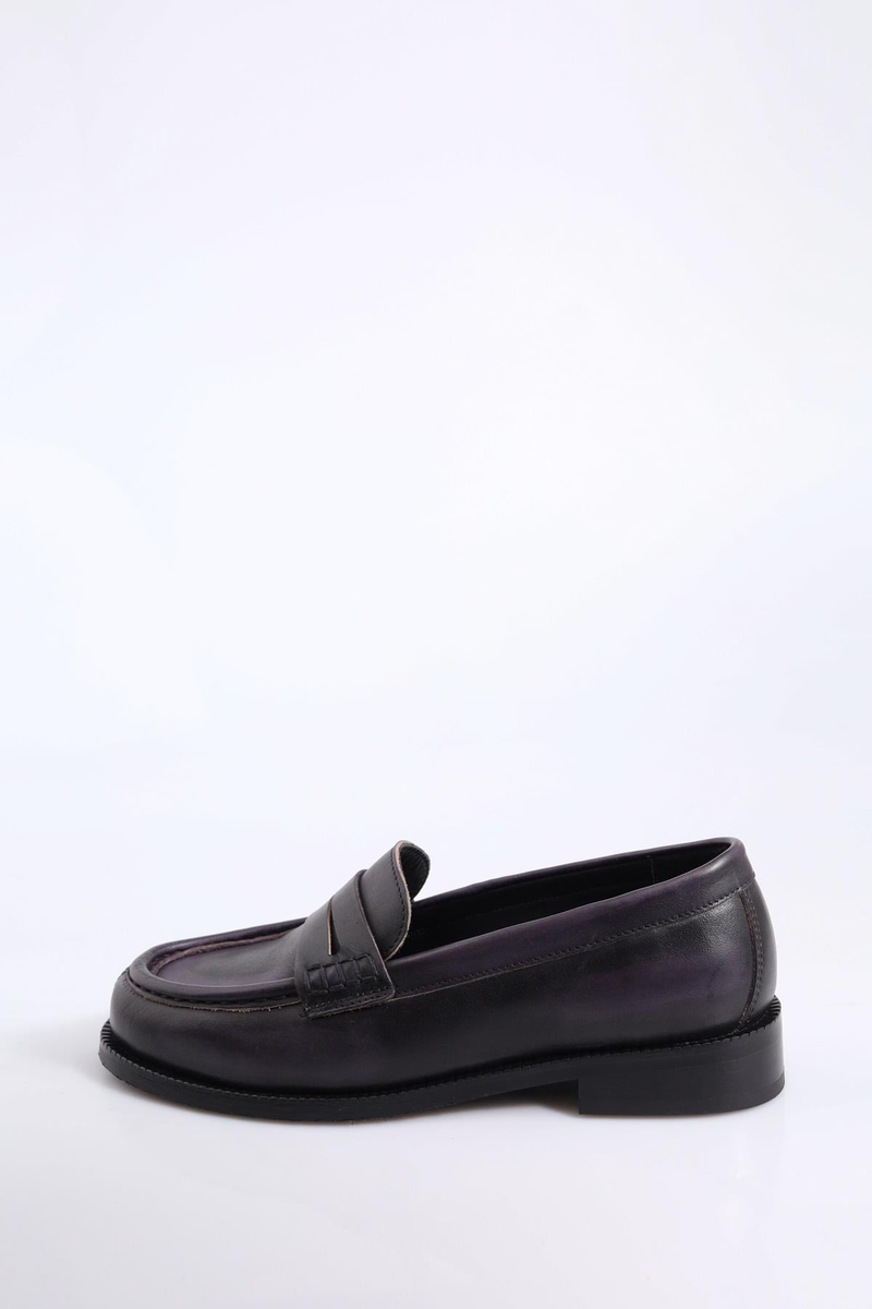 Siyah Vintage Loafer 23464