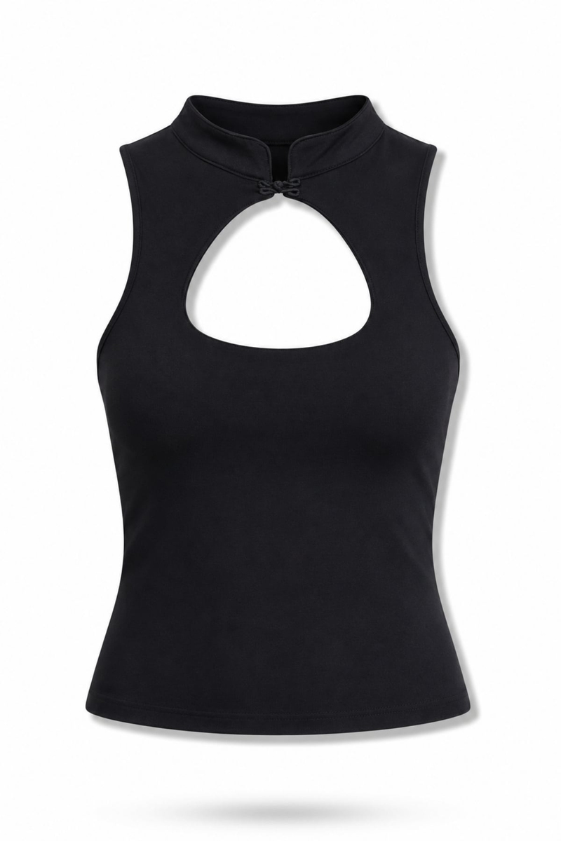 Siyah Yaka Detaylı Bluz 17693