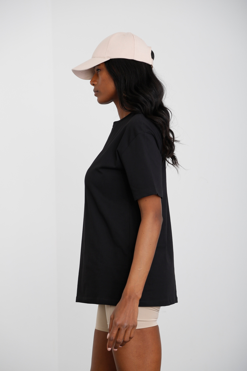 Siyah Yazı Baskılı Tshirt 80630