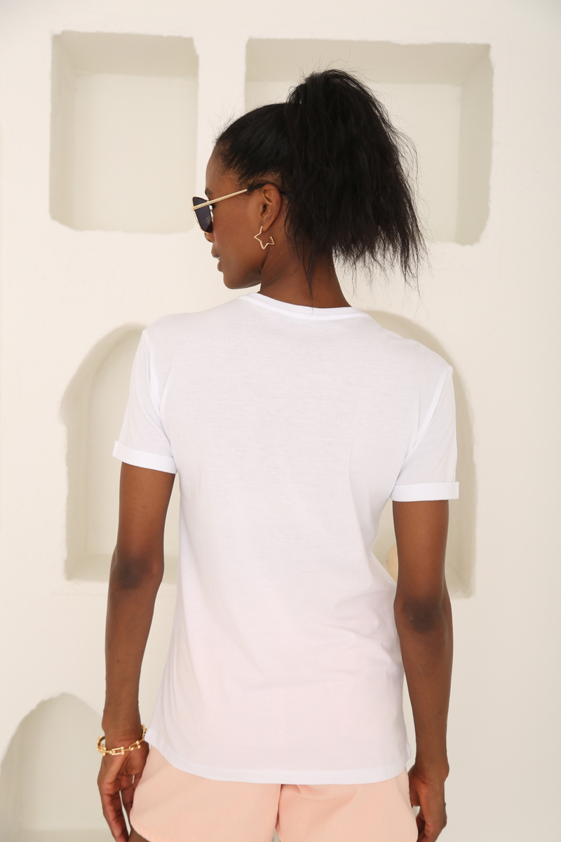 Somon Now Nakışlı Tshirt 3542
