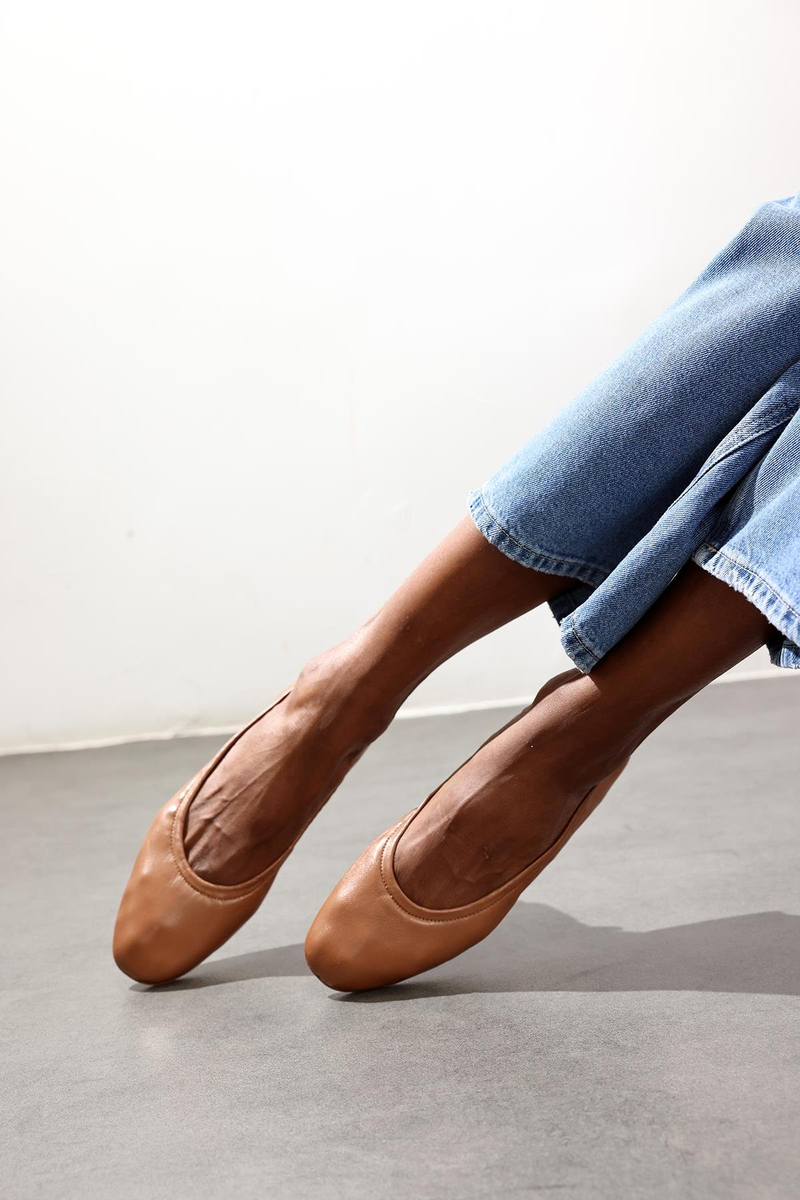 Taba Esnek Deri Babet 25364