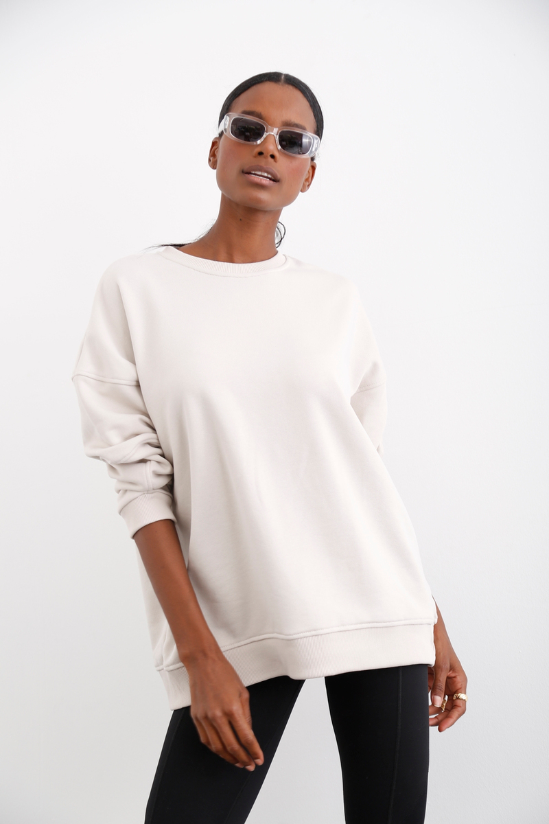 Taş Oversize Sweatshirt 