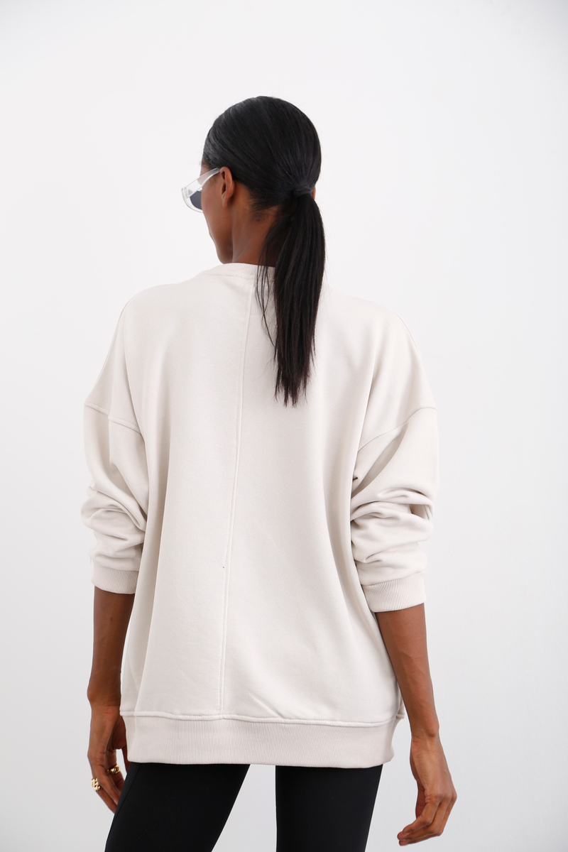 Taş Oversize Sweatshirt 