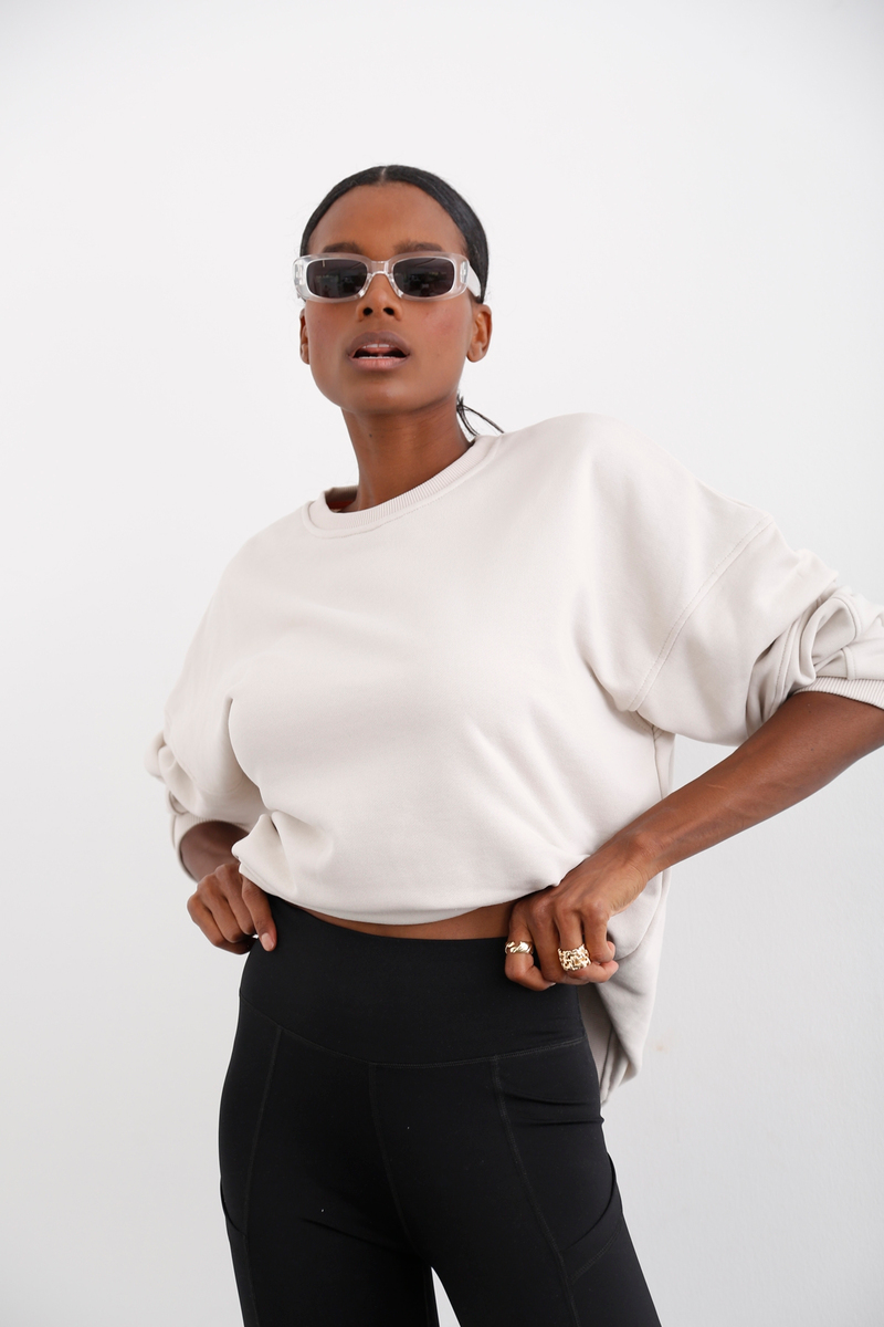 Taş Oversize Sweatshirt 