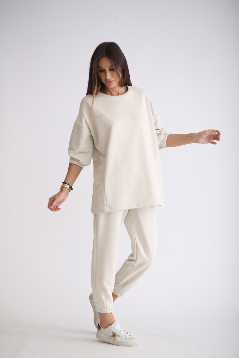 Taş Paça Detaylı Basic Eşofman Takım 1273