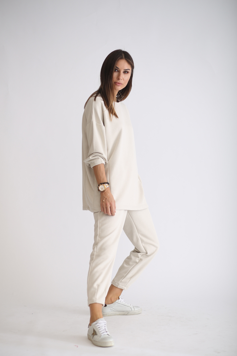 Taş Paça Detaylı Basic Eşofman Takım 1273
