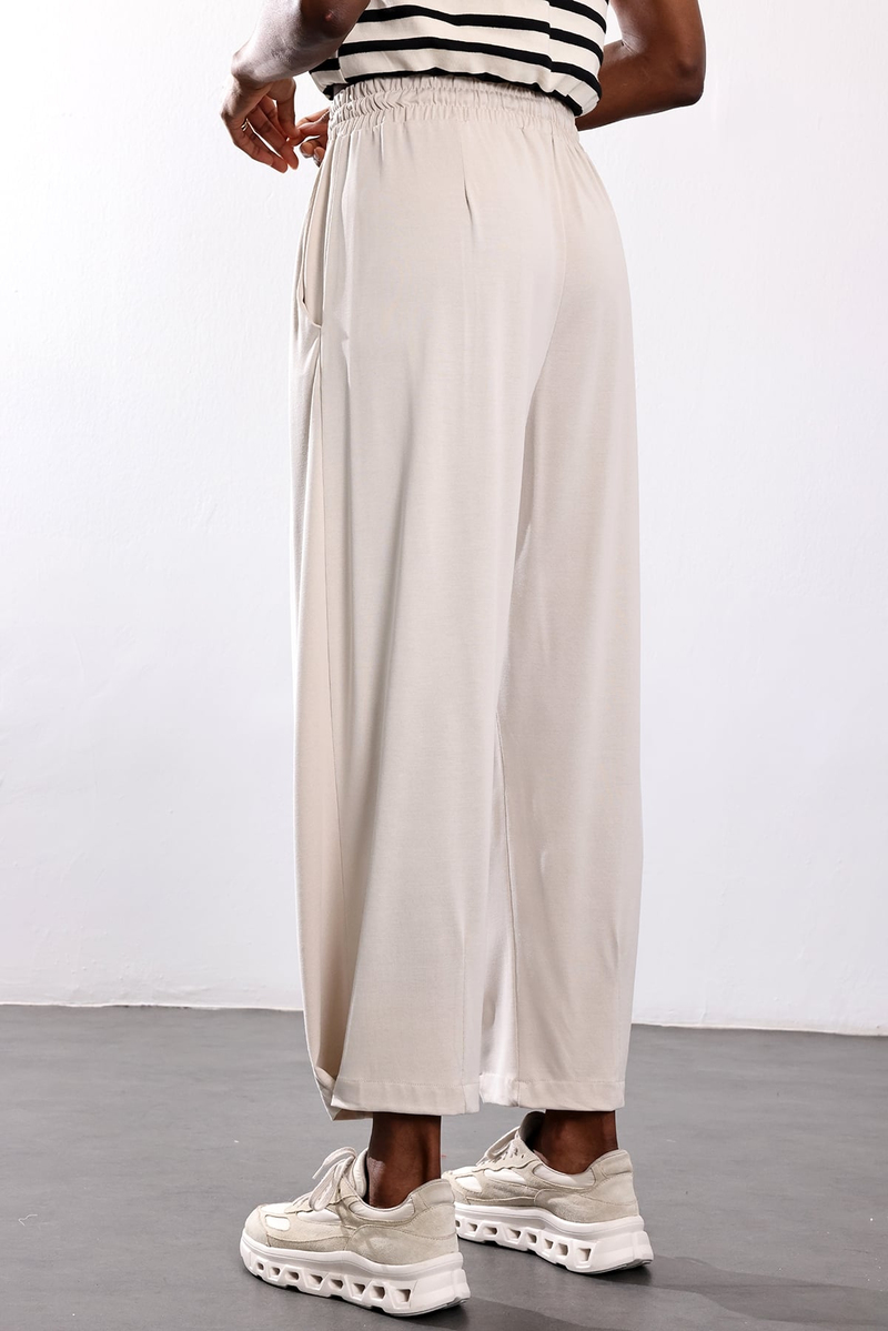 Taş Paçası Düğmeli Pantolon 26282