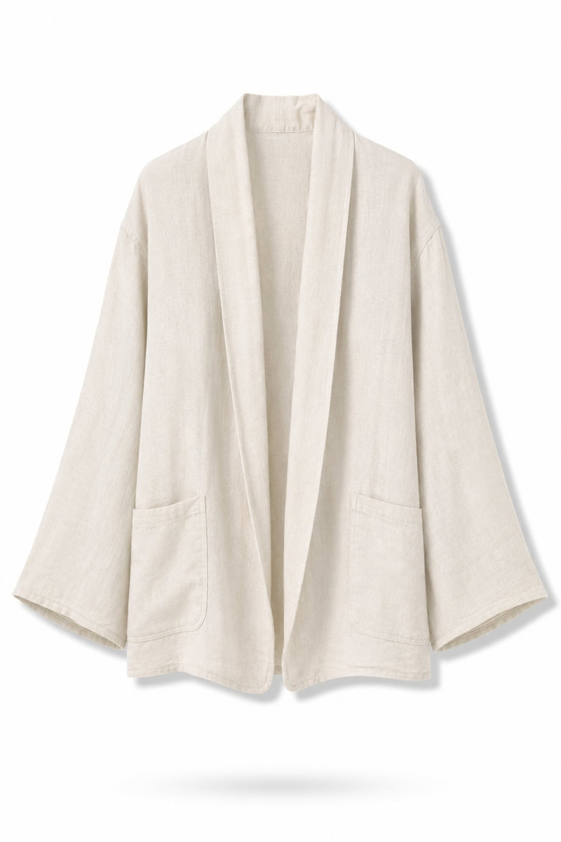 Taş Şal Yaka Kimono Gömlek 39484