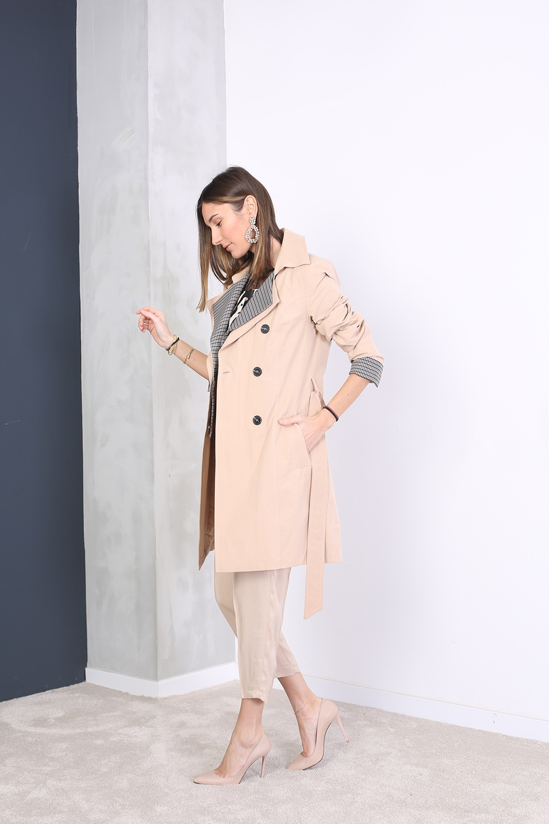 Taş Trenchcoat 87022