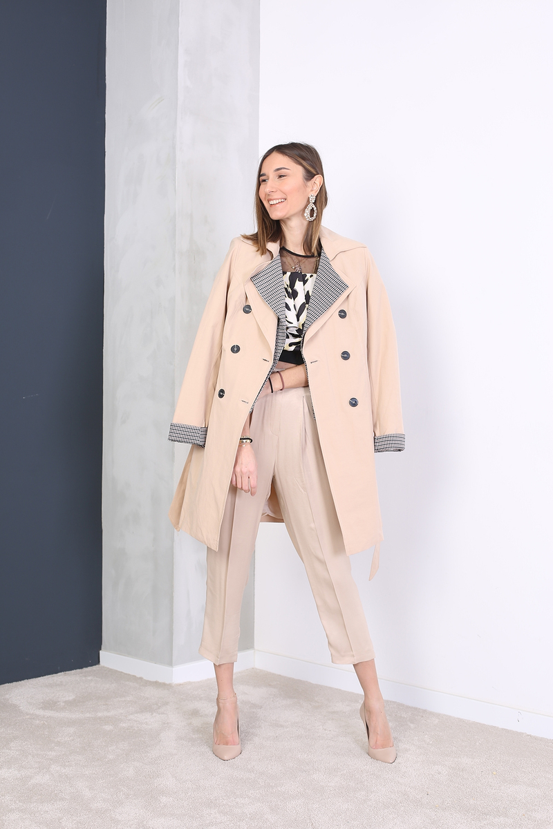 Taş Trenchcoat 87022