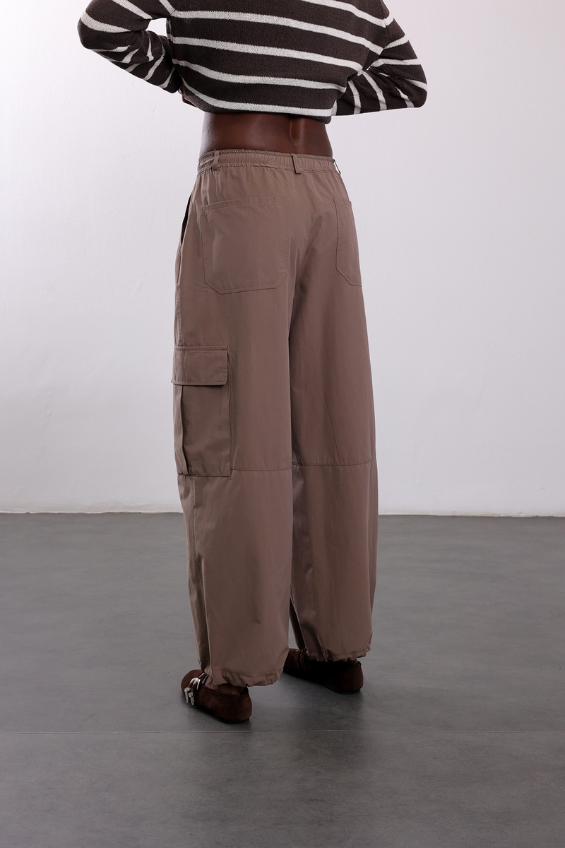 Vizon Beli Lastikli Kargo Pantolon 581163