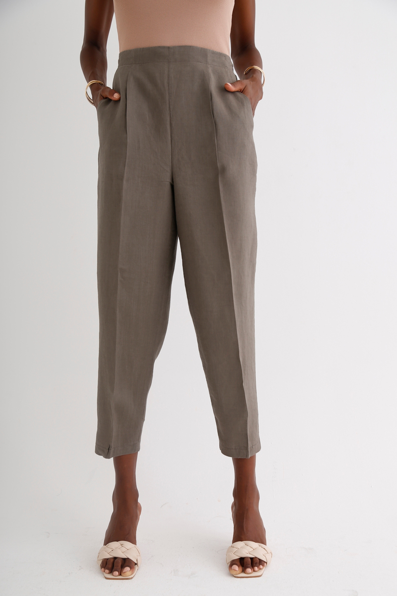 Vizon Keten Pantolon 3830
