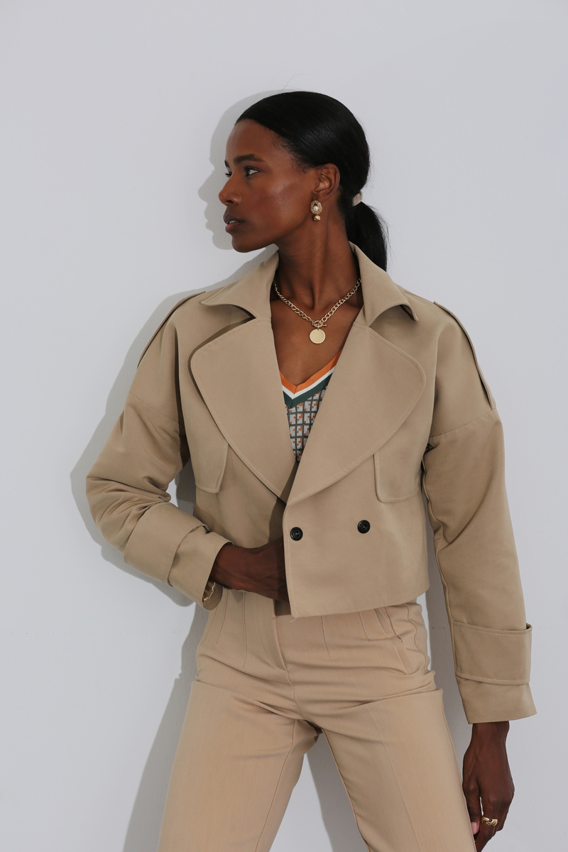 Vizon Mini Trenchcoat 3226