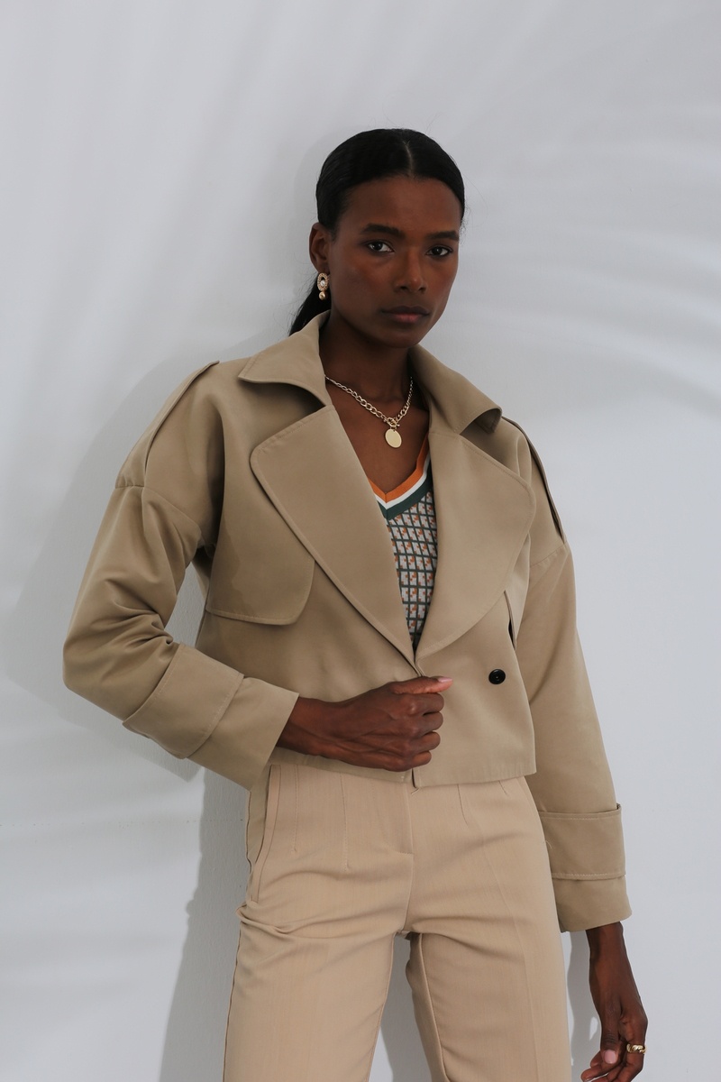 Vizon Mini Trenchcoat 3226