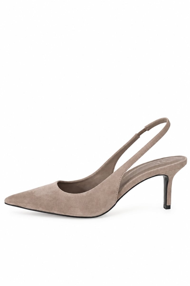 Vizon Sivri Burun Slingback 25149