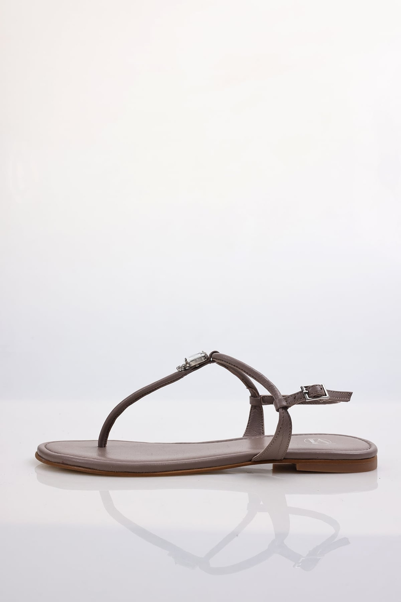 Vizon Tek Taş Sandalet 26057