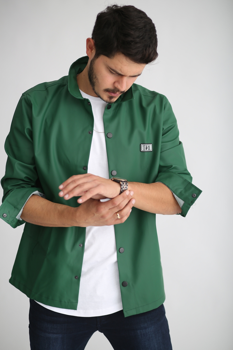 Yeşil Erkek Yağmurluk 4151