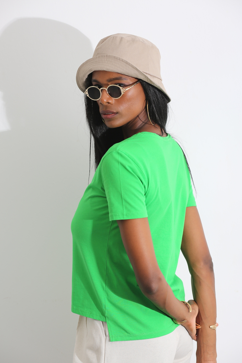 Yeşil Regular Fit Tshirt 4269