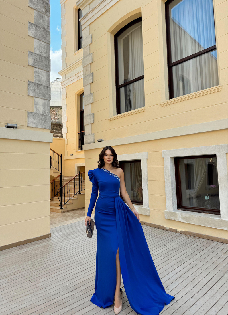 Ava Tek Omuz Tasarım Abiye 582743 SAKS 