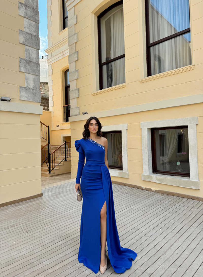 Ava Tek Omuz Tasarım Abiye 582743 SAKS 