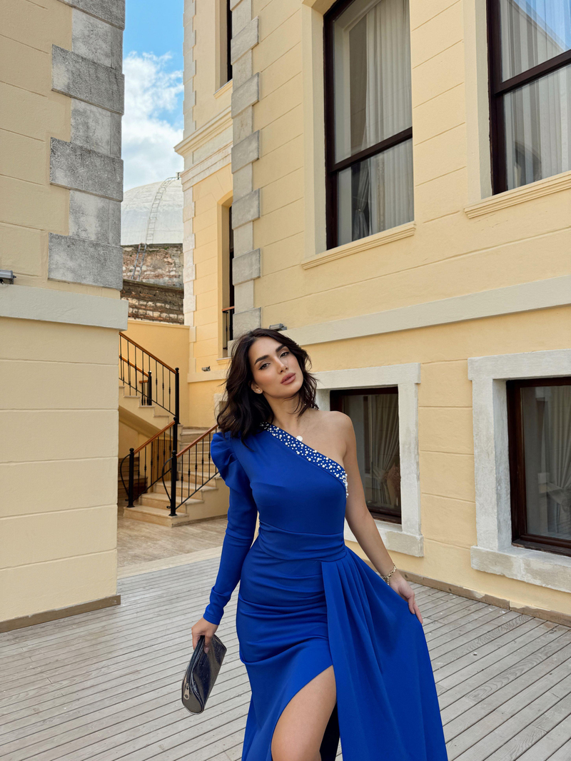 Ava Tek Omuz Tasarım Abiye 582743 SAKS 