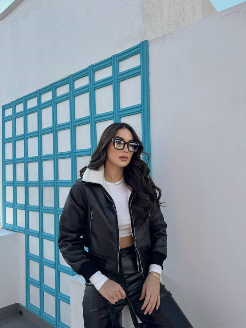 Ribana Detay Crop Kaban 2148 SİYAH