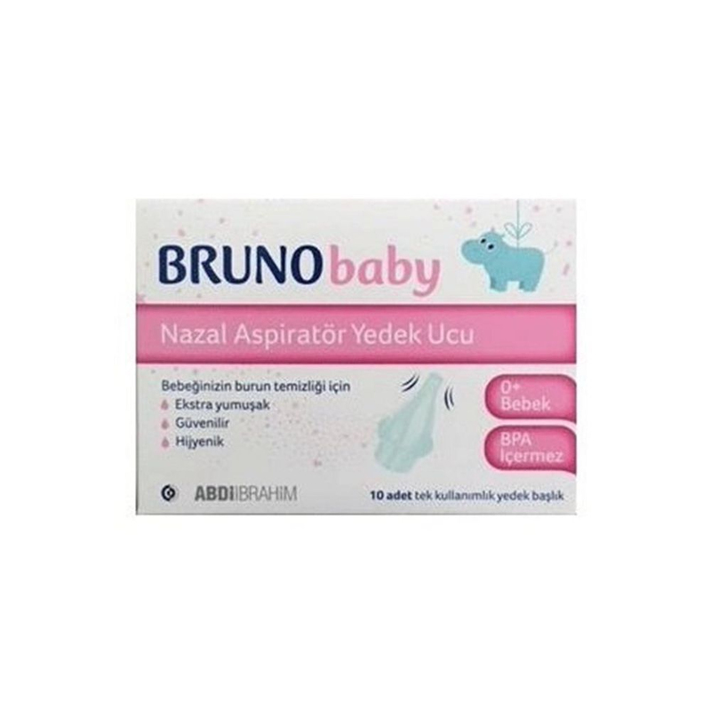 Abdi İbrahim Bruno Baby Nazal Aspiratör Yedek Ucu 10 Adet