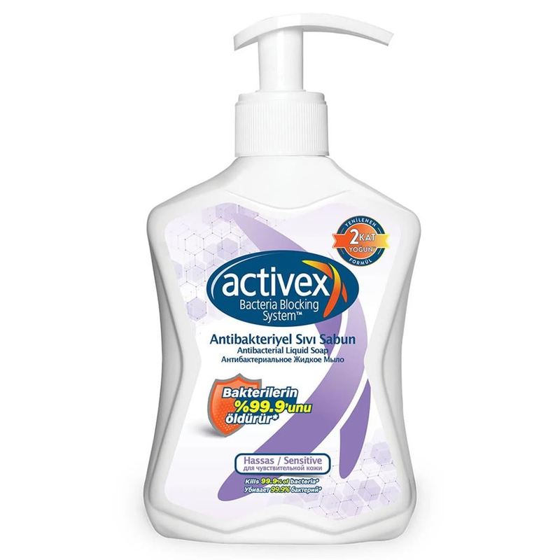 Activex Antibakteriyel Sıvı Sabun Hassas