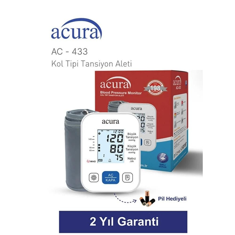 Acura AC-433 Koldan Ölçer Tansiyon Aleti