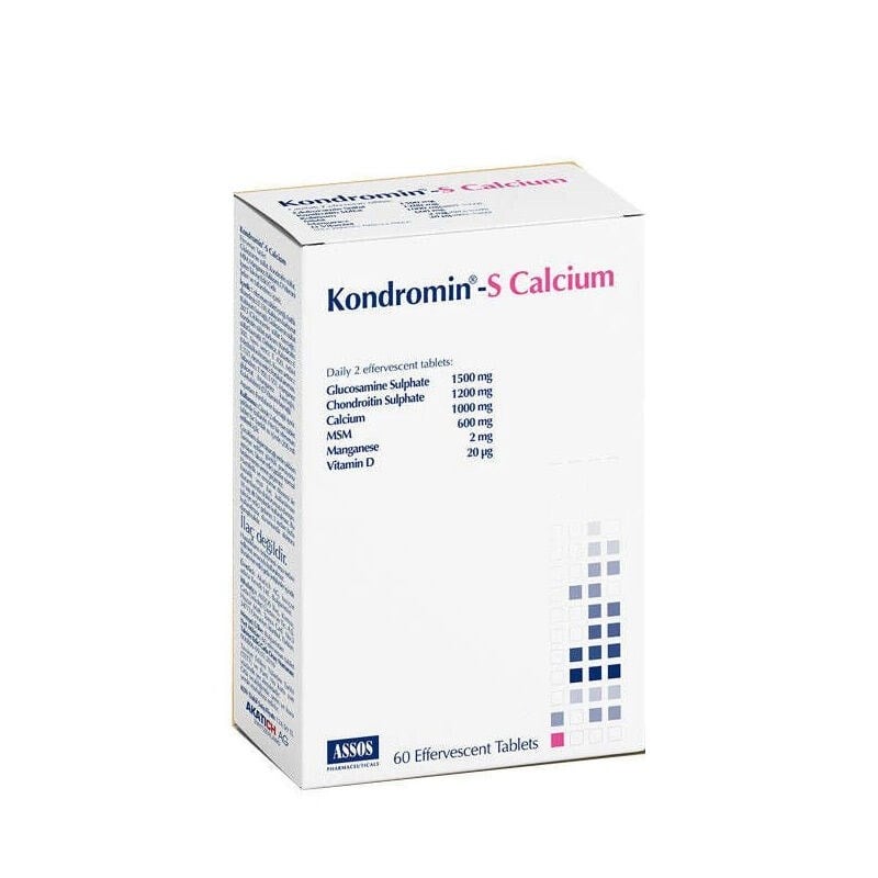 Assos Kondromin-S Calcium 60 Efervesan Tablet