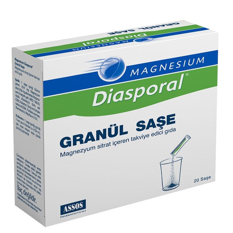 Assos Magnesium Diasporal Granül 20 Saşe