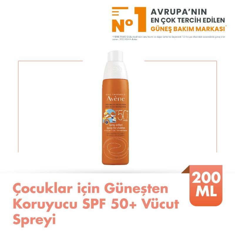 Avene Avène Sun Care Spf 50+ Çocuklar Için Sprey 200ML