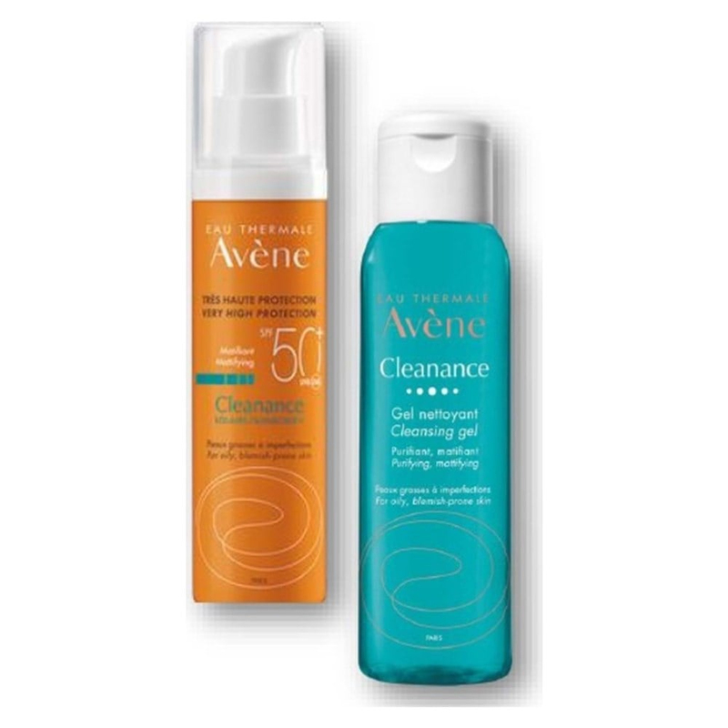 Avene Cleanance Solaire Spf 50+ Güneş Kremi 50ML + Temizleme Jeli Hediyeli