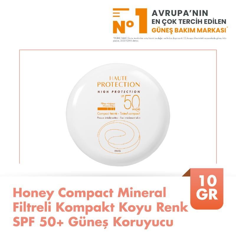 AVENE Compact SPF50 Teintee Dore 10GR