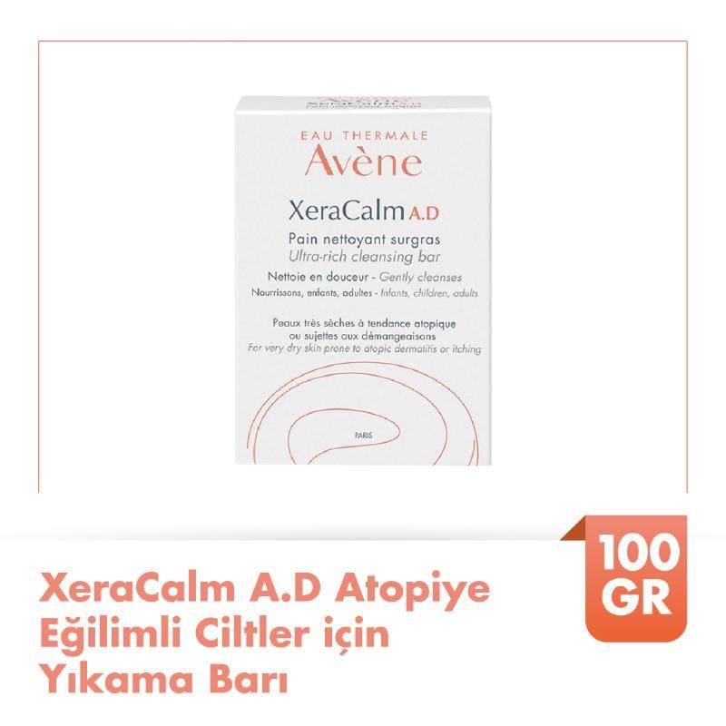 Avene XeraCalm A.D Ultra Rich Cleansing Bar 100g
