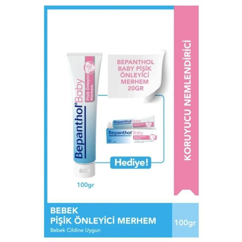 Bepanthol Baby Pişik Önleyici Merhem 100 gr & Baby Pişik Merhemi 20 gr