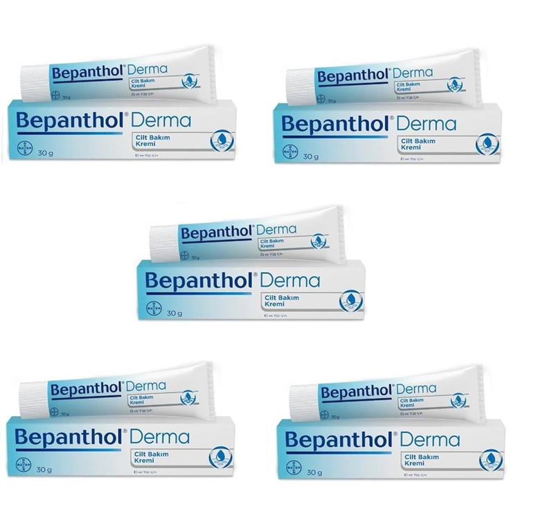 Bepanthol Cilt Bakım Kremi 30 gr x 5