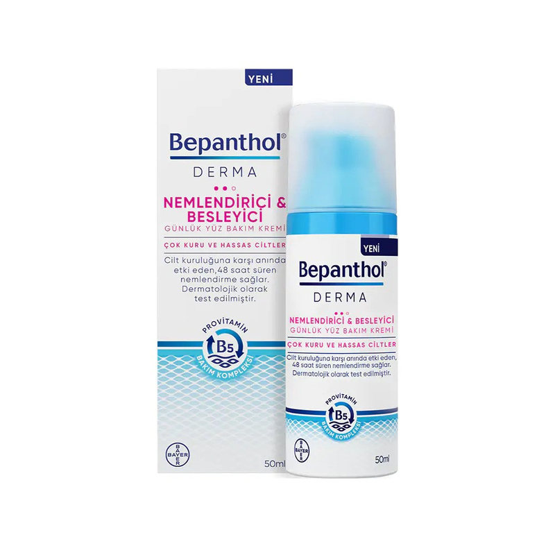 Bepanthol Derma Nemlendirici & Besleyici Günlük Yüz Bakım Kremi 50 ml