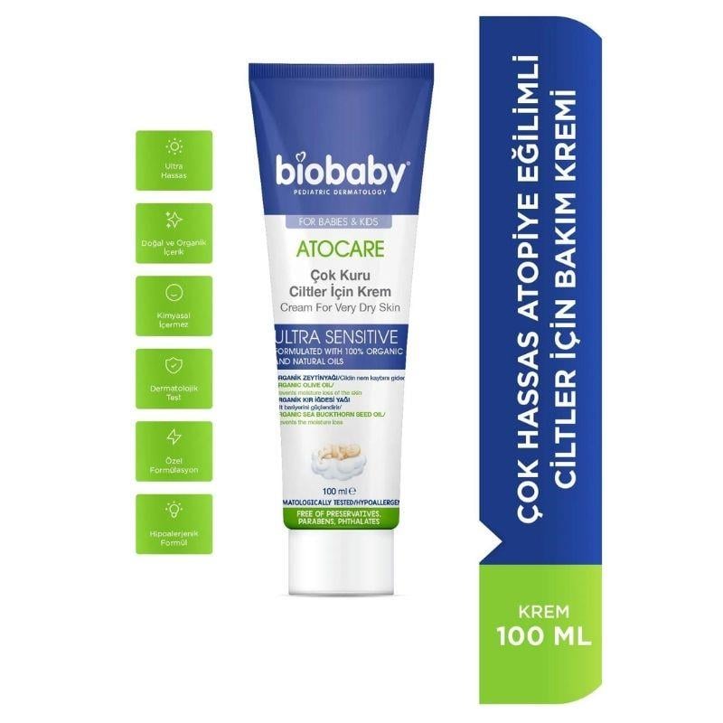 Biobaby Kuru Ve Atopik Ciltler İçin Krem 100 ml
