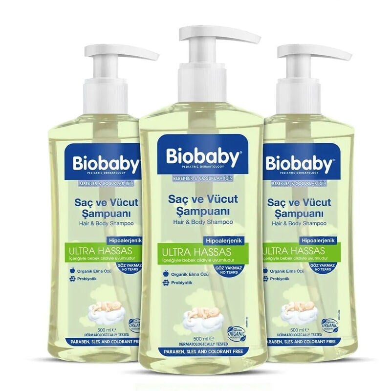 Biobaby Ultra Hassas Bebek Şampuanı 500 ml