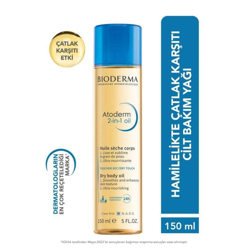 Bioderma Atoderm 2in1 Oil Nemlendirici Kuru Yağ 150 ml