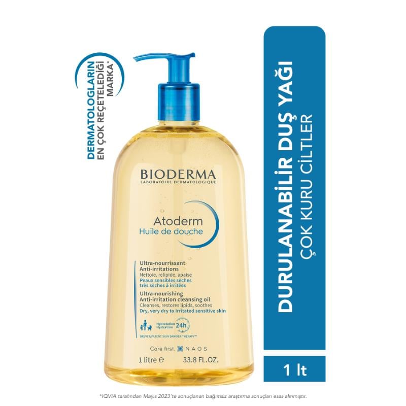 Bioderma Atoderm Duş Yağı 1L