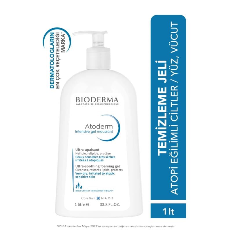 Bioderma Atoderm Intensive Temizleyici Jel 1L