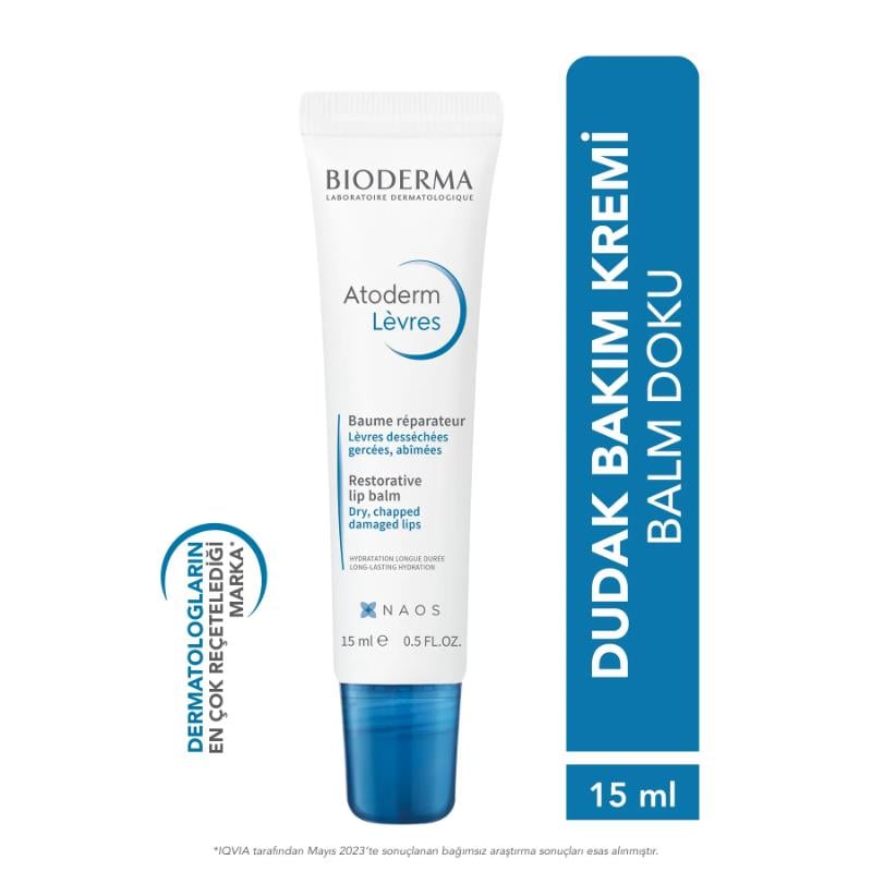 Bioderma Atoderm Lip Balm Dudak Nemlendirici 15 ml